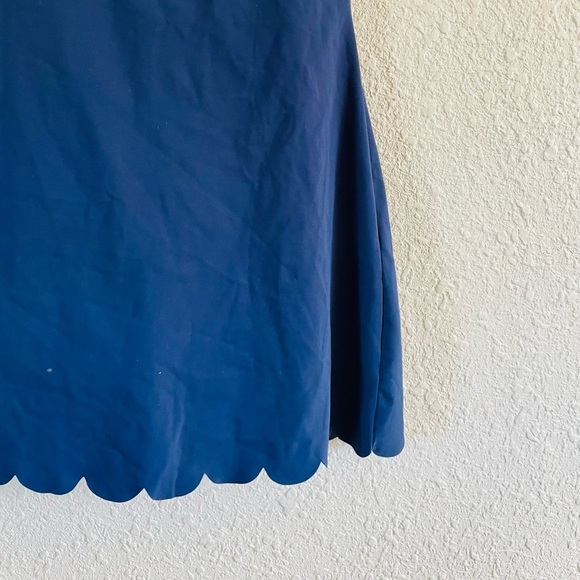 J. Crew Scalloped active dress in Navy NWOT - Picture 10 of 11